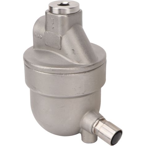Purgeur Automatique de Réservoir d'Air Comprimé, Évacuateur d'Eau Pneumatique sans Énergie en Acier Inoxydable pour Cuve à Gaz YA S6
