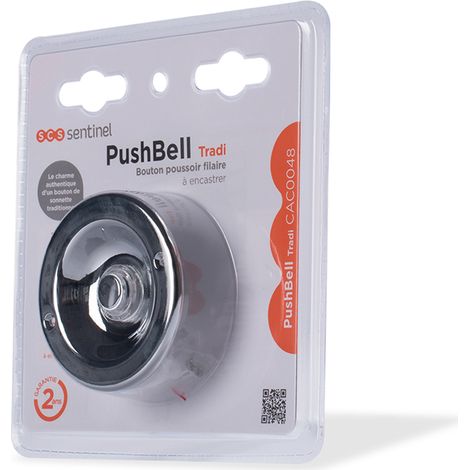 SCS SENTINEL, Pulsante con fili, tradizionale, PushBell Tradi, CAC0048