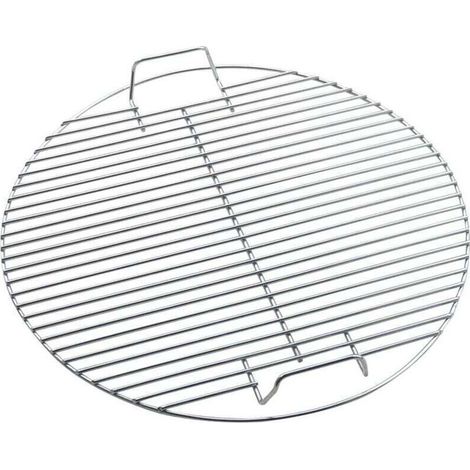 Grille de barbecue circulaire en acier inoxydable 44.5cm – Conception arrondie pour cuisson uniforme – Usage extérieur et intérieur (1/4)