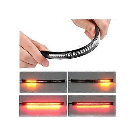 Bande lumineuse de clignotants à 48 LED pour moto, voiture et vélo, 12 V (1/5)