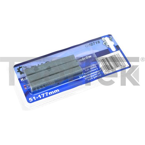 GEKO G02718 SET PIETRE DI RICAMBIO PER LEVIGATRICI 3pz 51-177mm