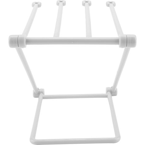 Porte-torchons et torchons pliables, épais et stables en plastique, pour la cuisine (gris) (1/5)