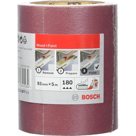 Bosch – Rotolo Rosso 93 mmx5 m K180, 2609256b77 (1/4)