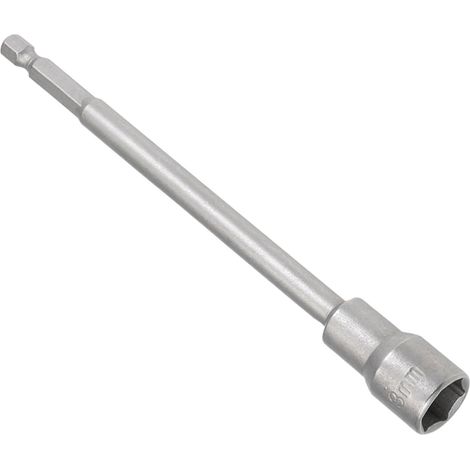 Embouts Magnétiques pour Écrous, Douille de 13 mm, Tige Hexagonale de 1/4", Clé à Douille Longue en Acier CR-V - Applications : Réparation de Pièces Automobiles (1/5)