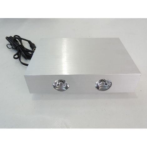 Applique murale led blanc acier brossé 4X1W 12V 130X95X30mm (alim 350mA non fournie) WALL LED LUMIANCE SYLVANIA 3064520 (1/3)