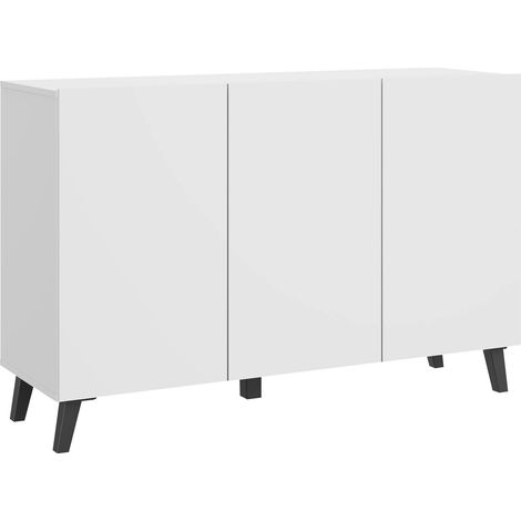 Buffet Levtive 102, Blanc, 76x120cm, Le nombre de portes: 039cm, Stratifié (1/5)
