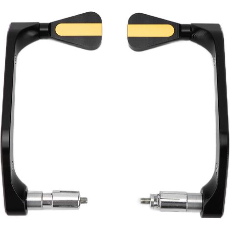 2Poignées Protection Guidon Moto Alliage Aluminium Réparation Universel 22mm/0.87in Or (1/5)