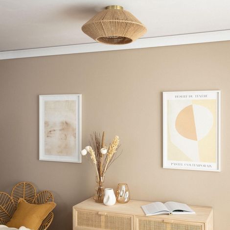 Lampada da Soffitto Corda Naturale Big Moksha Naturale (1/5)