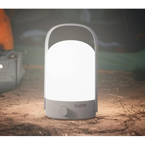 Portable Cordless Lantern - Portable Handle 360° Stepless Dimmer - Powerful and Durable - 50 Hours Rechargeable LED Lantern for Camping Bedroom Party - White (1/5)