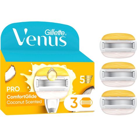 Gillette Venus Comfortglide Replacement Blades for Womens Razor Coconut plus Olay 3 Blades