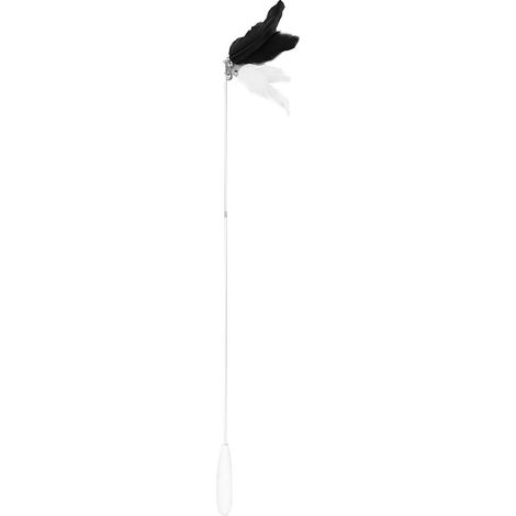 Baguette télescopique pour chat, jouet interactif amusant et confortable avec plume détachable et clochettes pour chaton (1/5)
