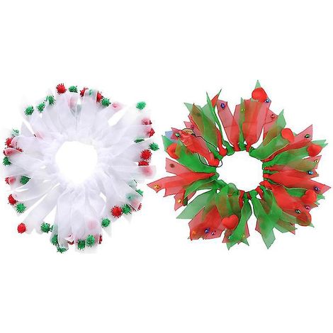 Lot de 2 colliers de Noël pour chiens (1/3)