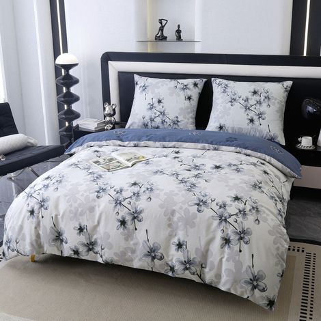 Biancheria da letto in cotone di alta qualità 220x200 con motivo floreale (1/5)