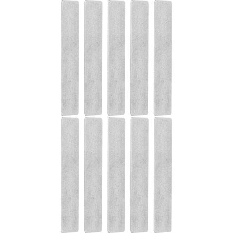 Clapet Compresseur Air Plaque de Soupape Rectangulaire 10 PièCes, Plaque de Soupape en Fonte Taille Standard pour Compresseur D'Air, Valves de Remplacement pour Cylindre de 51 mm pour 0,75-1,5KW