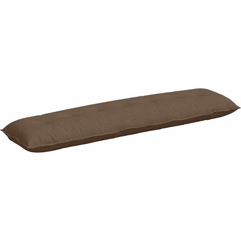 Coussin de Dos Marron 200 x 19 x 50 cm tissu vidaXL (1/5)