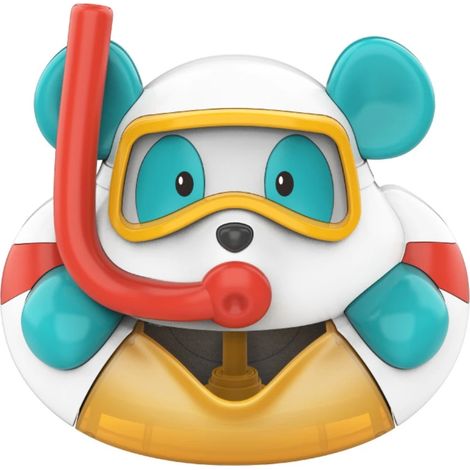 Machine à bain moussante ours mignon avec musique pour enfants garçons et filles, jouet de bain cadeau (1/5)