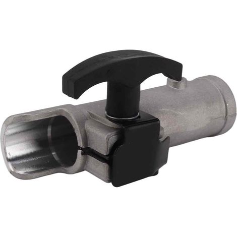 1 conector de eje de 26 mm con 7 estrías, de aluminio y ABS, para desbrozadoras y cortasetos, jardinería. (1/5)