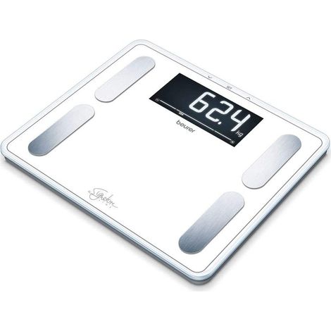 Beurer BF 410 Signature Line Bilancia per l'analisi corporea 73573 digitale Portata max.=200 kg Bianco (1/4)
