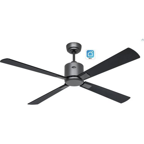 ECO NEO III 132, Ventilatore Antracite WiFi senza Luce, CasaFan