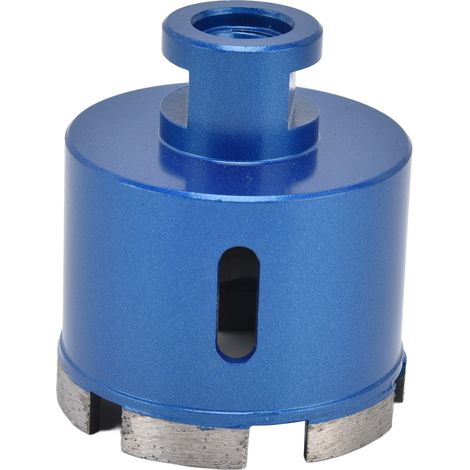 60-mm-Marmorlochsäge, schnell schneidender Diamantkernbohrer, große Späneabfuhr, Bohrwerkzeug für Fliesen und Stein, zeitsparend (1/5)