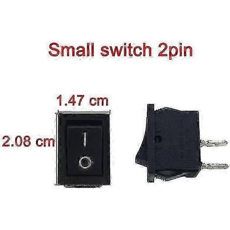 interrupteur pour voiture électrique enfant, voiture électrique, jouet, moto électrique, télécommande, accessoires moto, petit interrupteur bipolaire (1/5)