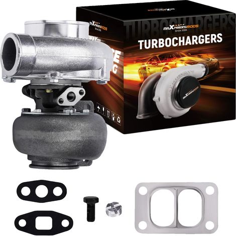 Turbocompresor, más de 500 CV, universal para brida T3, A/R 0,82, longitud 30 cm, trim 62 (1/5)