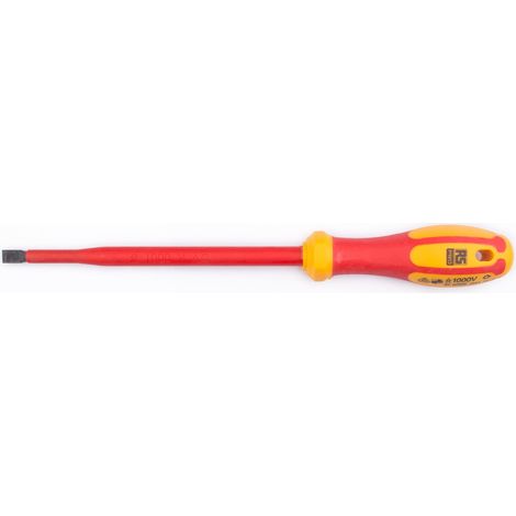 Tournevis RS PRO, Pointe , pour vis Fendu 1,2 x 8,0 mm type Isolé, 175 mm ( Prix pour 1 ) (1/3)