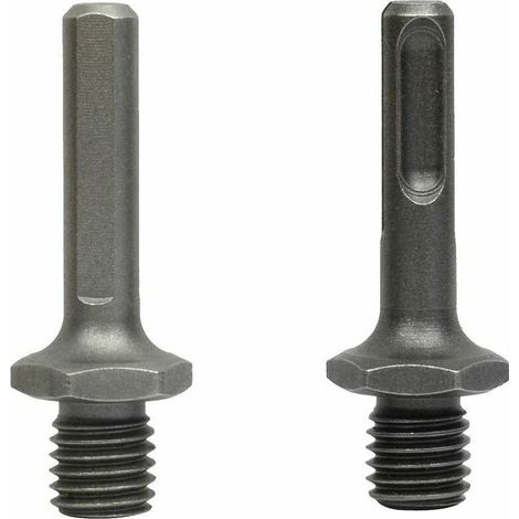 2 Pièces Adaptateur M14 Filetage Mâle à Femelle et triangle Femelle pour Meuleuse Perceuse Forage,