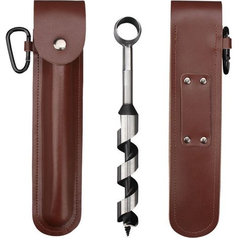 Broca de barrena de madera, una herramienta esencial de supervivencia al aire libre para bushcraft, camping y un complemento perfecto para los paquetes de equipo.