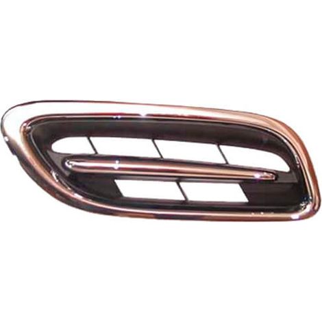 Grille de calandre avant gauche noire moulure chromée Nissan Micra K11 phase 2 2000-2002