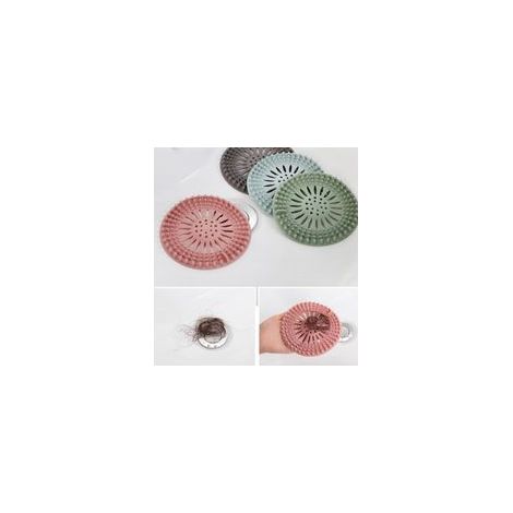 Juego de 8 piezas para desagües de suelo, filtros de desagüe de fregadero y filtros atrapacabellos, apto para baños y aseos. - Crezuo