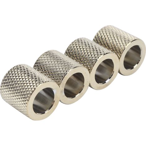 4 Garnitures d'appui-tête auto en alliage d'aluminium, anneaux décoratifs dorés pour voiture, SUV, camion, intérieur véhicule, accessoires de style (1/5)