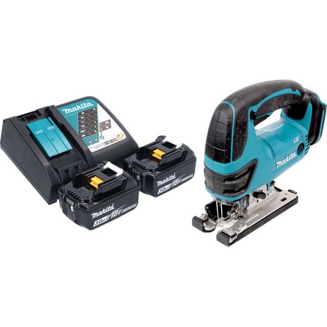 Makita DJV 180 RFX seghetto alternativo a batteria 18 V 135 mm + 2x batteria 3,0 Ah + caricabatteria (1/5)
