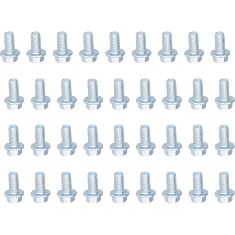 Vis de rechange en acier inoxydable résistant à la corrosion pour moteur essence, lot de 36 pièces, référence 90008-ZE2-003, parfaites pour remplacement. (1/5)