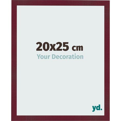 yd. - Cadre photo 20x25 - Vin Rouge Patine - MDF - Bologna