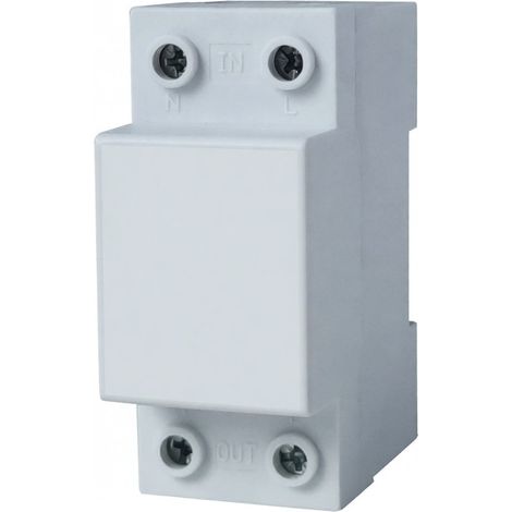 Dispositif de protection contre les fuites de courant à réarmement automatique, puissance réglable, affichage LCD avec fonction de mesure (1/5)
