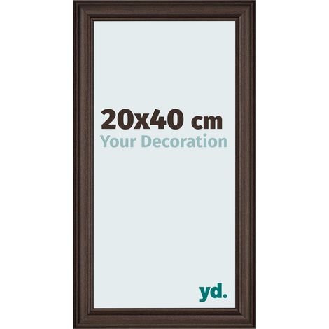 yd. - Cadre photo 20x40 - Chene Fonce - MDF - Lazio