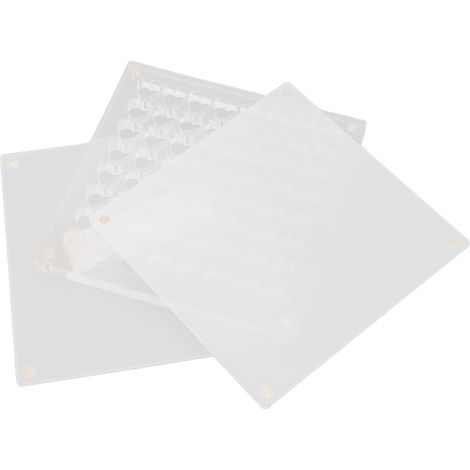Boîte à coquillages aimantée acrylique transparente, organiseur à 64 cases pour bijoux perles et bricolage, coffret présentoir déco (1/5)
