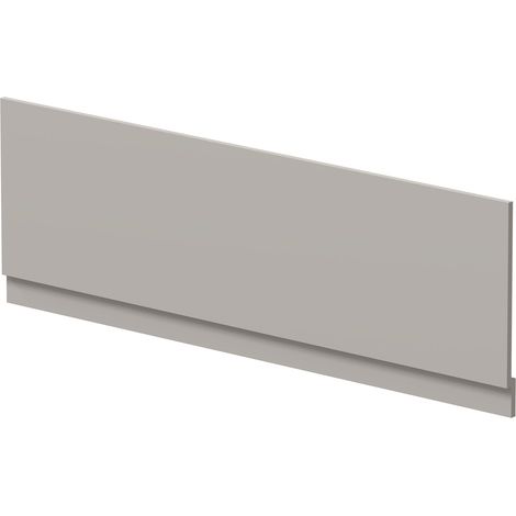 Hudson Reed MFC Straight Bath Front Panel and Plinth 560mm H x 1700mm W - Pebble Grey (1/2)
