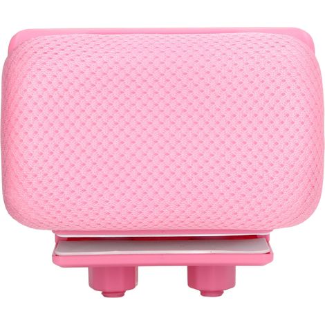Correcteur de Posture Assis Enfant, Bureau Ergonomique Inclinable 7° avec Coussin Amovible et Porte-Accessoires Rose (1/5)