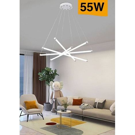 Trade Shop - LED-STAHL MODERN 55W, UM RAGGI LUCE FREDDA NATURAL CALDA A05-O -