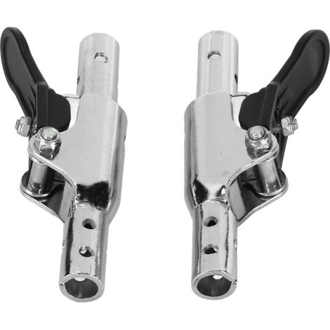 1 Paire de Dossiers Pliants pour Fauteuil Roulant, Support Lumbar Réglable en Acier Inoxydable Résistant (1/5)