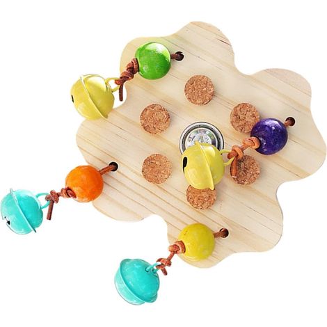 De Mastication pour Oiseaux interactif à mordiller avec Clochette Jouet Interactif Calopsitte Pour Perroquets Perruches Calopsittes Conures Cacatoès Inséparables Canaris (1/5)