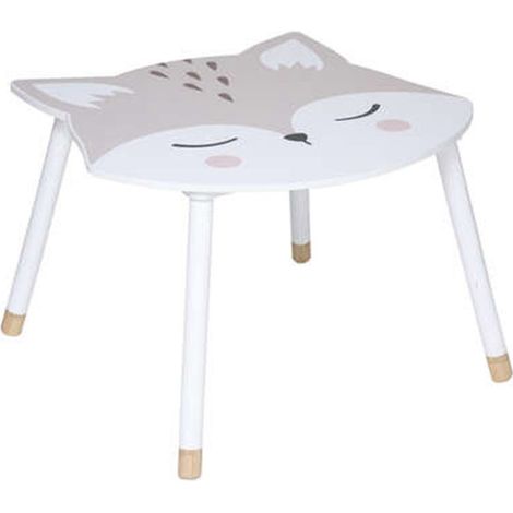 Table Enfant Design Douceur Renard 64cm Blanc (1/2)
