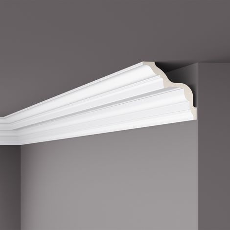 Eckleiste NMC Z24 ARSTYL Noel Marquet Zierleiste Stuckleiste Zeitloses Klassisches Design weiß 2 m (1/5)