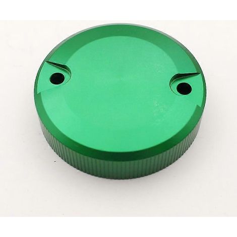 Modification de moto, bouchon de pompe à frein CNC, bouchon de réservoir de carburant, bouchon de réservoir d'huile de pompe à poussée directe, couvercle de pot rond, accessoires de couvercle en allia (1/5)