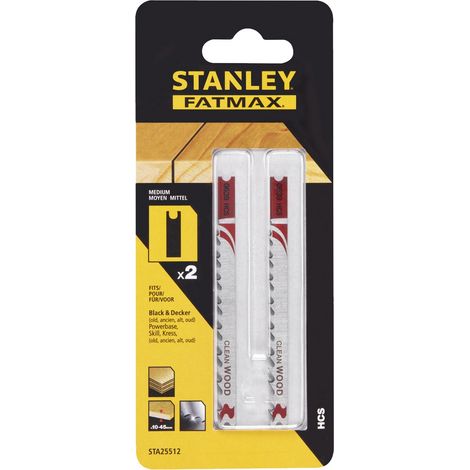 Piranha/Stanley Sta25512 (X25512) 2 Lame Legno Hi-Tech T/Medio Att.Ad U (1/2)
