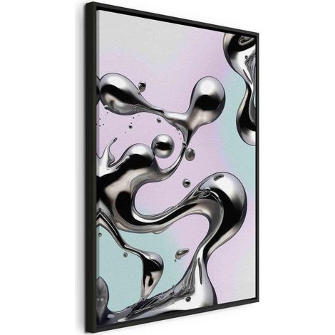 Cuadro decorativo artgeist abstracto violeta 80x120 cm