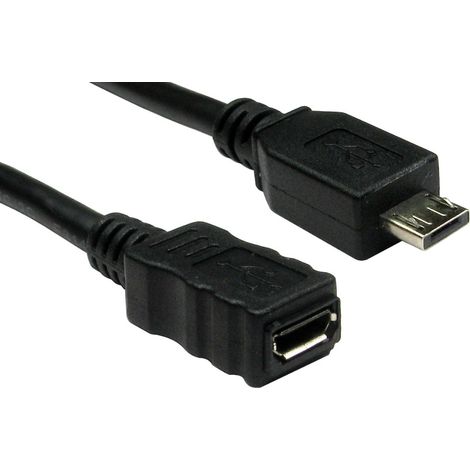 Câble USB RS PRO, USB 2.0 MICRO B vers Micro USB AB mâle, 0.5m ( Prix pour 1 )