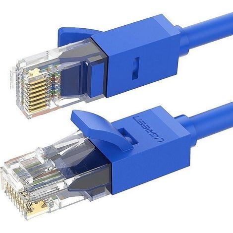 Cable de red Ethernet RJ45 Ugreen NW102, Cat.6, UTP, 3 m (azul)